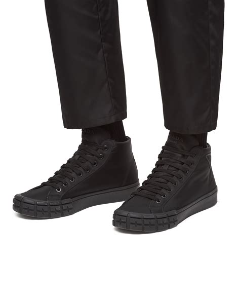 high sock sneakers prada|prada wheel low top sneakers.